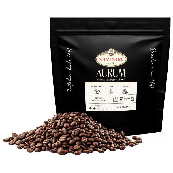 Café en grano 100 % Arábica Aurum 250 g
