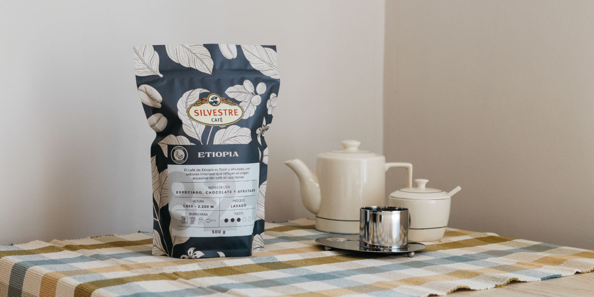 Café de especialidad de Etiopía en grano